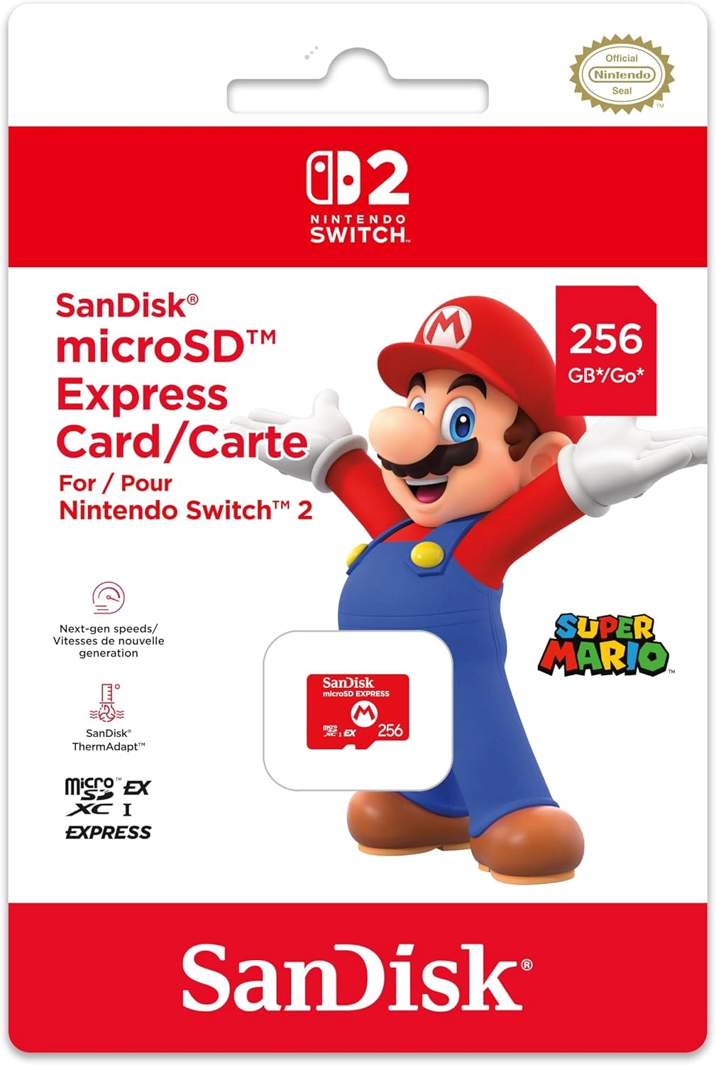 Micro SD Express 256 Go